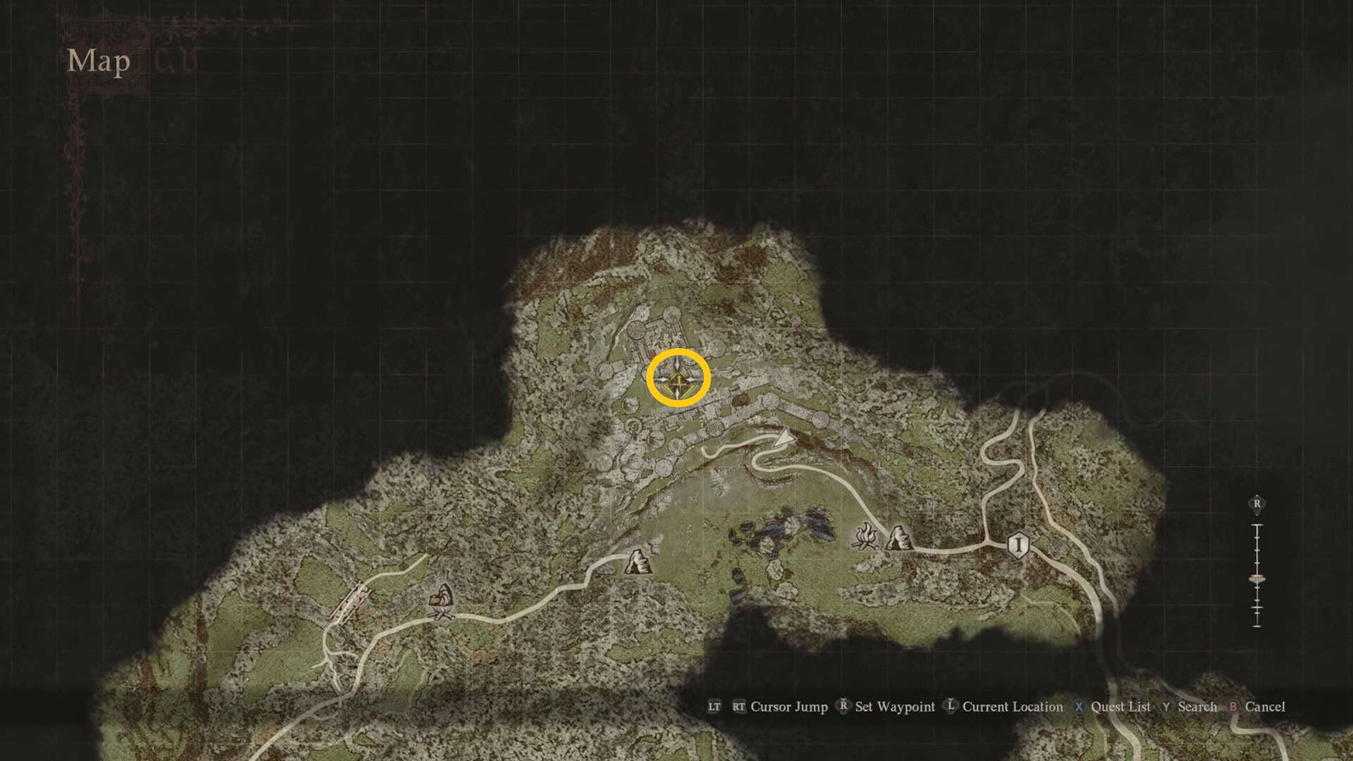 Lanzo location in Ancient battleground in Dragon's Dogma 2