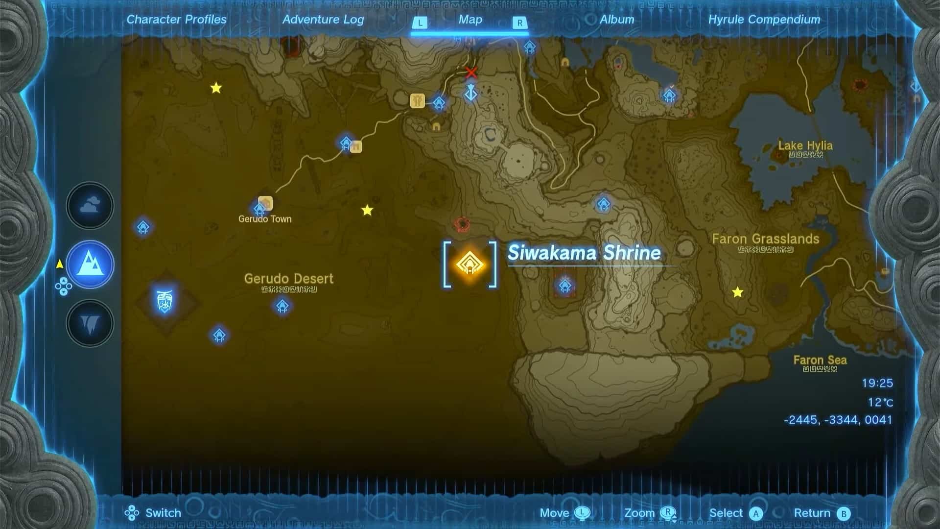 Zelda: TotK Siwakama Shrine location