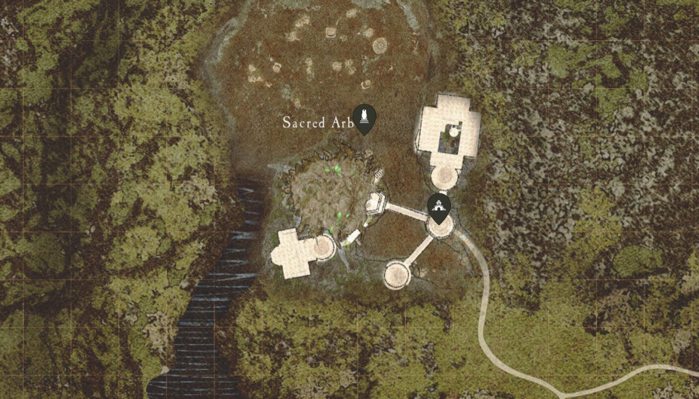 Sacred Arbor location in Dragon's Dogma 2