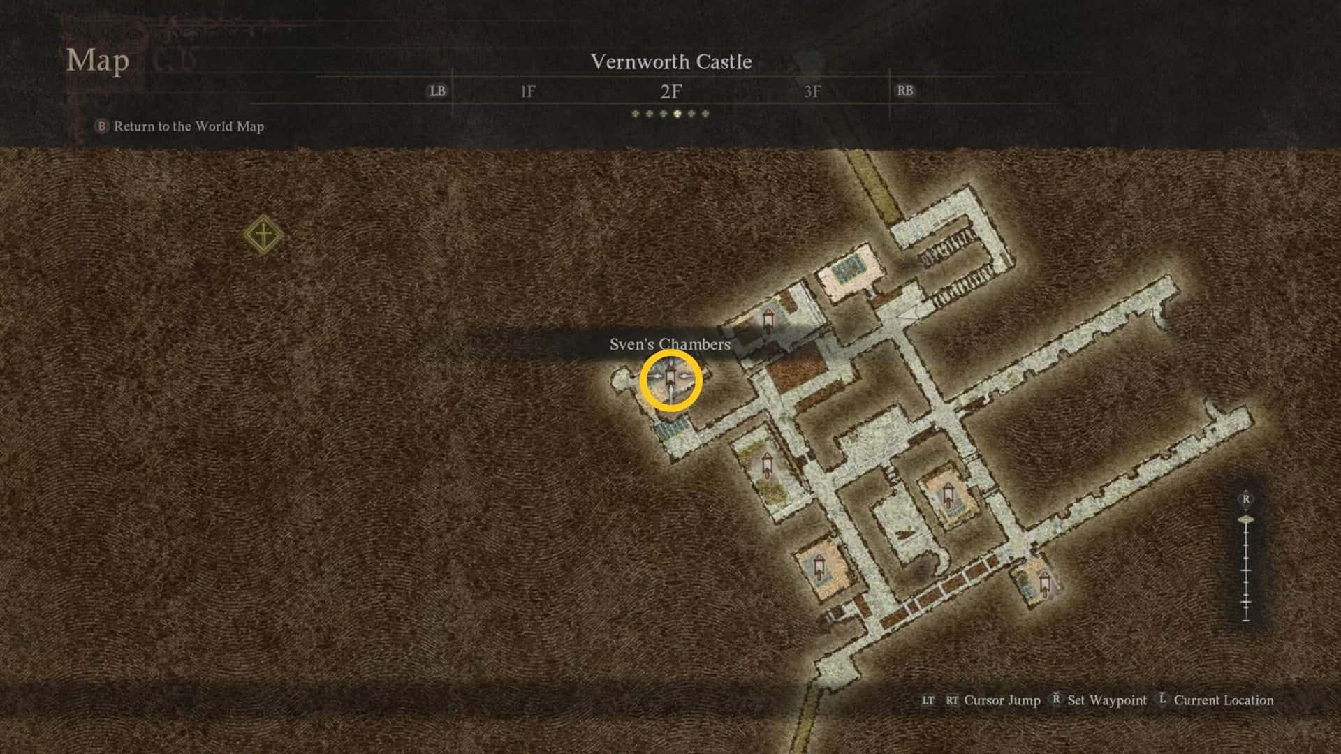 Sven's Chambers location in Dragon's Dogma 2