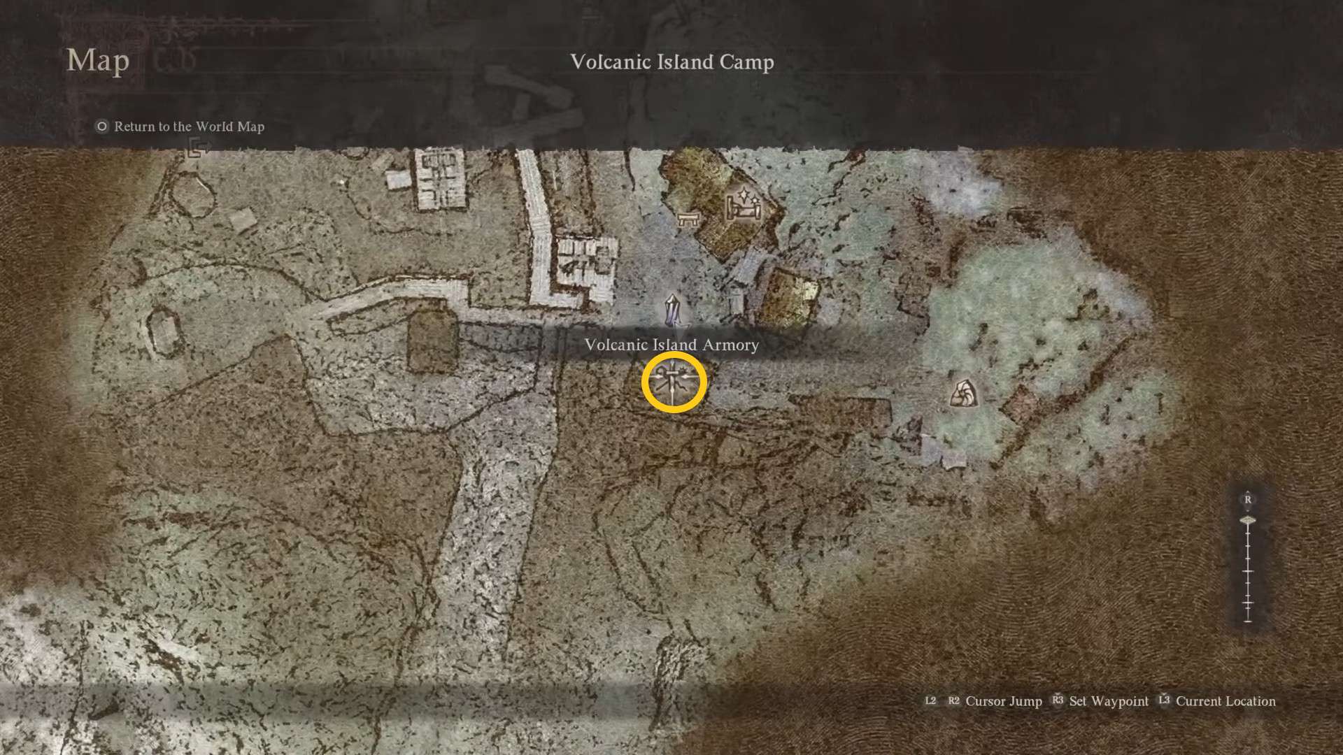 Volcanic Island Armory location in Dragon's Dogma 2
