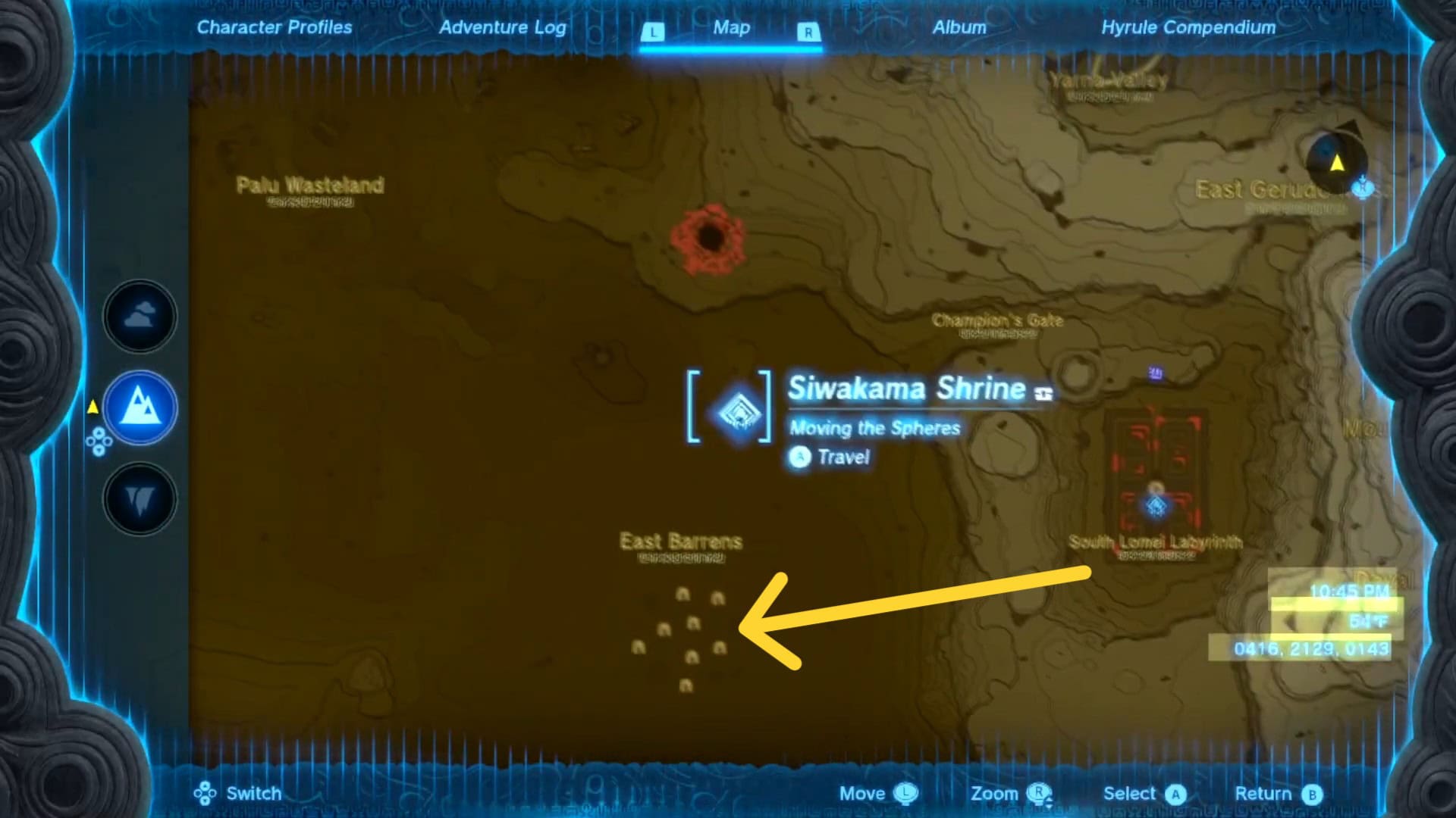 desert location